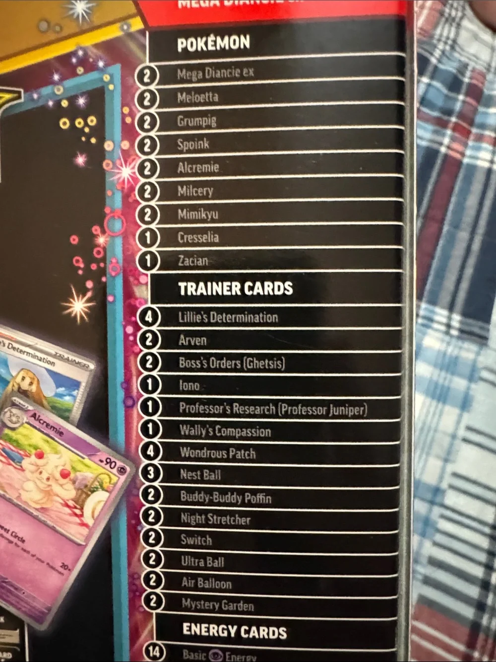 Mega Diancie ex Mega Battle Deck Pokémon TCG new Sealed 60 card deck token mat